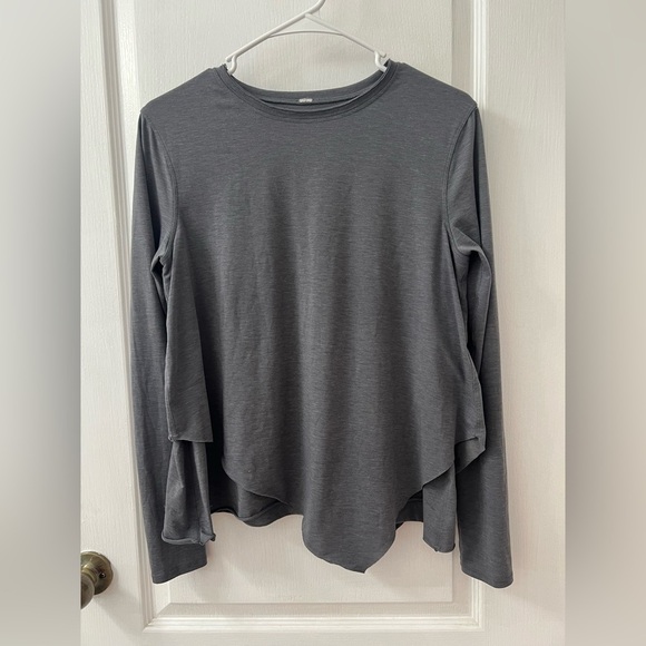 Lululemon Lifted Balance Long Sleeve Heathered Titanium - Picture 6 of 16